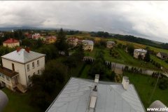 Filmowanie z powietrza - dom w Załężu